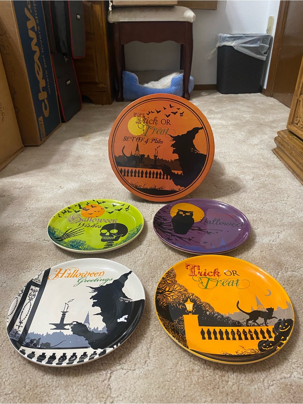 Halloween Treats Decorative Dinnerware Set - Multi-Color by GrandinRoad